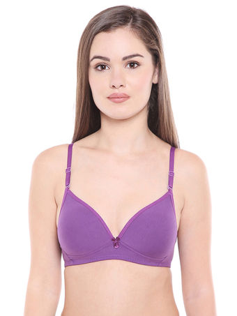 Buy Bodycare Pack of 2 Premium Padded Bra In Wine Colour online