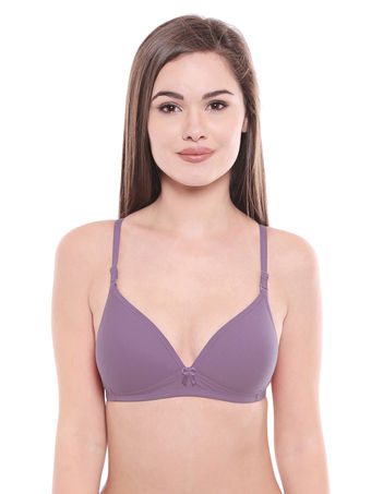 Padded Bra-6552MOU with free transparent strap