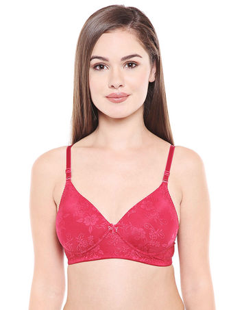 Buy Bodycare polycotton wirefree adjustable straps designer net cup non  padded bra-1535B Online at Best Prices in India - JioMart.