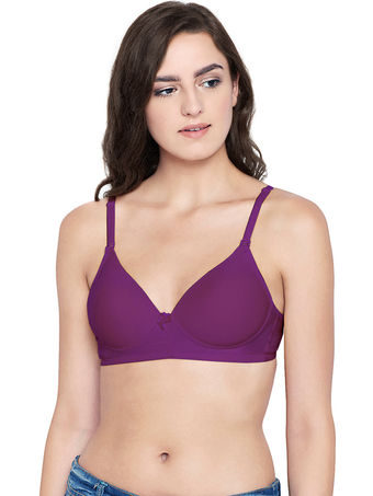 Tutti Frutti Push Up Plunge Sports Bra - Grape