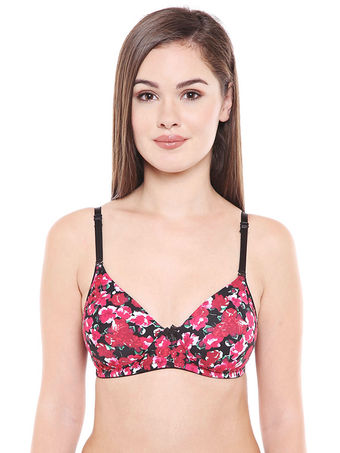 BODYCARE 6701A Women'S Seamless Cotton Printed Padded Bra (Pink) in  Udaipur-Rajasthan at best price by Bhagwati Bhandar - Justdial