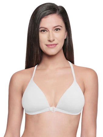 Buy Bodycare Low Coverage, Front Open, Padded Solid Color Bra in Pack of  2-6571 - Multi-Color (32B) Online