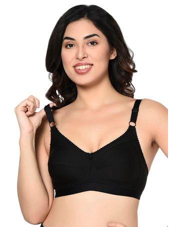 Bodycare Non Padded Minimizer Bra-6592-black, 6592-black