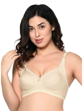 Buy Bodycare Women Solid Non-wired Non Padded Regular Bra 6596