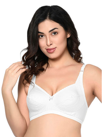 Cotton Non Padded Bra, Color : Skin, White at Rs 320 / Piece in