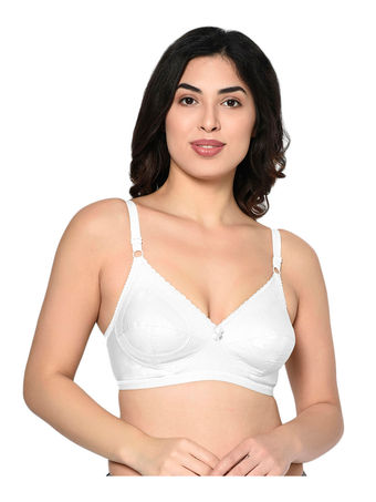 Bodycare Non Padded Bra-6596-White