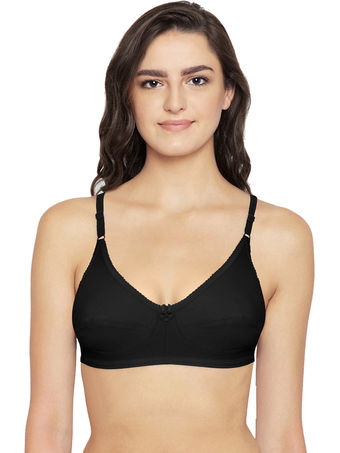 Bodycare Full Coverage,Non Padded Bra-6817-Black