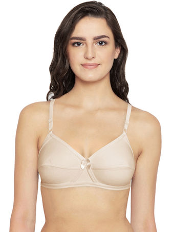 Buy Bodycare Pack of 2 Non Padded Cotton T Shirt Bra - White Online at Low  Prices in India 