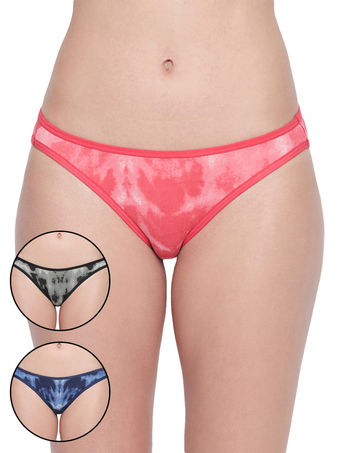 BODYCARE Pack of 3 Premium Printed Bikini Briefs in Assorted Color-8032