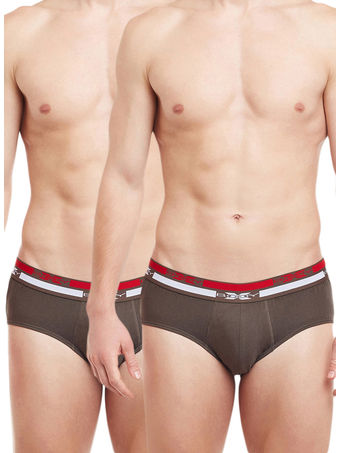 Body X Solid Briefs-Pack of 2-BX12B