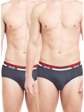 Body X Solid Briefs-Pack of 2-BX12B