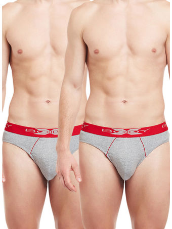 Body X Solid Briefs-Pack of 2-BX21B