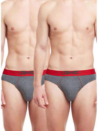 Body X Solid Briefs-Pack of 2-BX21B