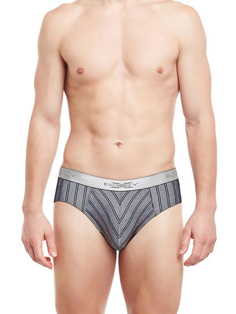 BodyX Striped Briefs-BX27B-Black