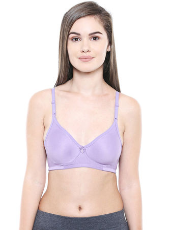 Buy Tweens Padded Non-Wired Full Coverage T-Shirt Bra - Black at Rs.320  online