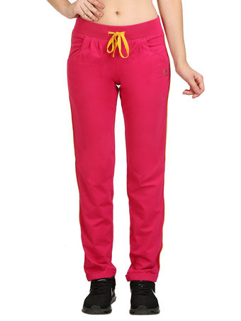 Bodyactive Women Fuchsia Trackpant-LL1-FUS