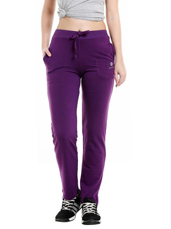 Bodyactive Women Dark Purple Trackpant-LL6-DPU