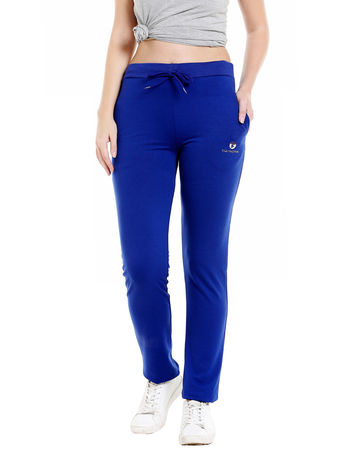 Bodyactive Women Royal Blue Trackpant-LL6-RBL