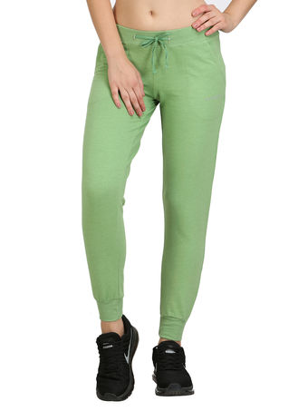 Bodyactive Women Green Trackpant-LL7-GRE