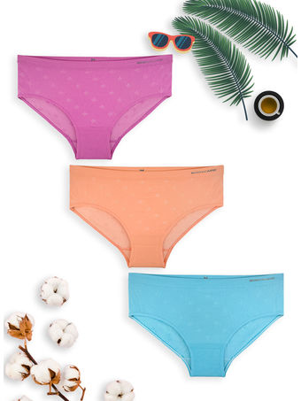 Bodycare Women Cotton 3pcs Panty Pack In Assorted Colors 40000