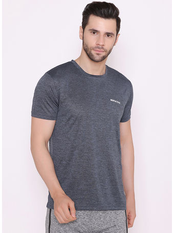 Bodyactive Modern Fit Round Neck Half Sleeve T-Shirt for Men -TS18-NAVY