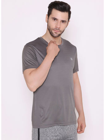 Bodyactive Modern Fit Round Neck Half Sleeve T-Shirt for Men -TS18-NAVY