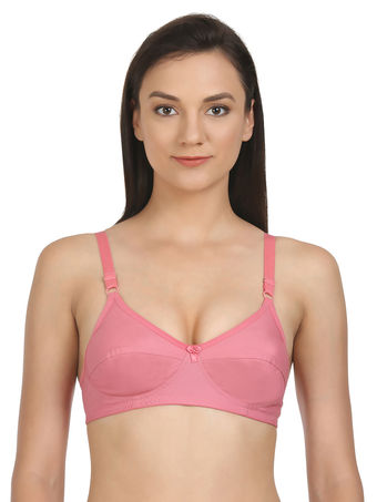 Cotton Seamless Bodycare 5518 Ladies Regular Bra, Plain at Rs 230