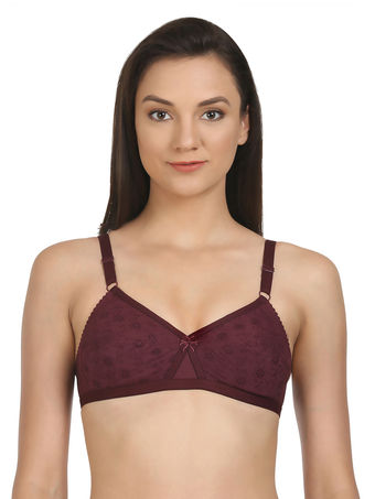 Buy BODYCARE Pack of 2 Perfect Coverage Bra in Red-White Color -  E5524REW-30B at