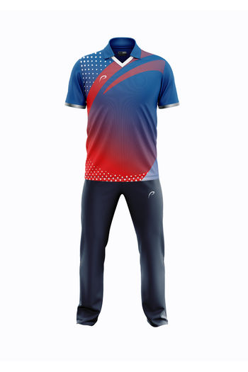 blue cricket jersey