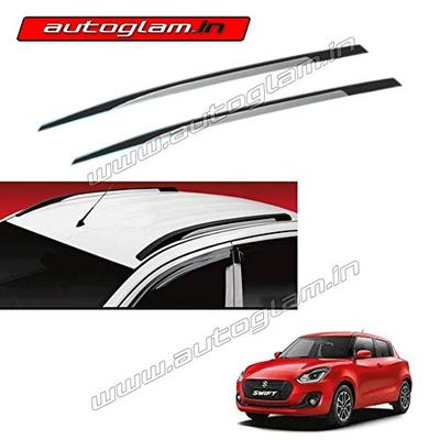 Roof Rails for Suzuki Swift,  with Black Color - Silver, AGS303RR