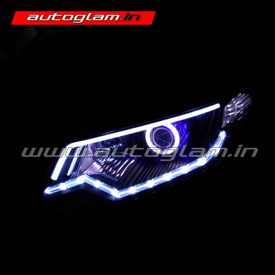 Honda City Ivtec 2008-14 EVOQUE Style HID Projector Headlight, AGHC606VTEC