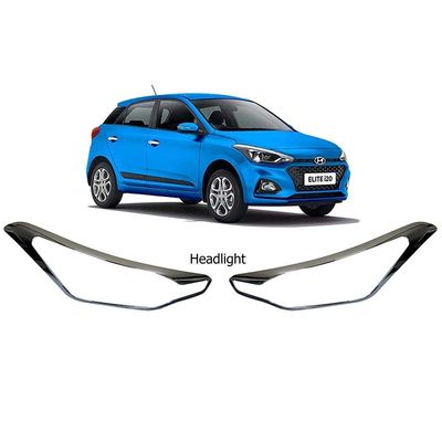 Hyundai Elite i20 (2018-Present) Type 2 Headlight Chrome Moulding Cover, AGHI214CA