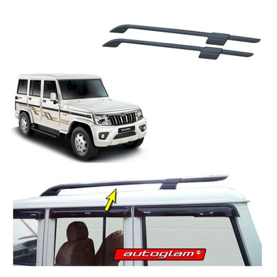 Roof Rails for Mahindra Bolero Color - Black, AGMB325RR