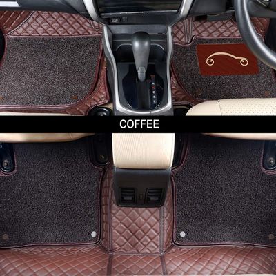 Toyota Innova Crysta  7D Luxury Custom Fitted Car Mats (Coffee), AGTI54CM