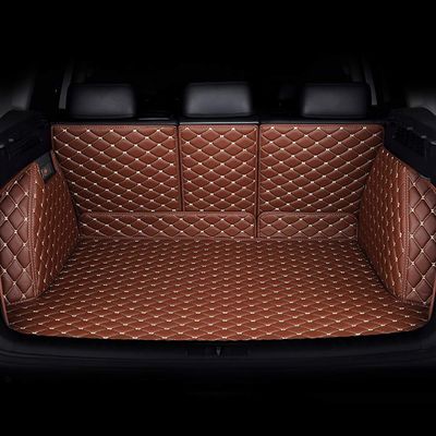 HYUNDAI VERNA 7D Luxury Custom Fitted Car Trunk Mat, Colour - Tan, AGHV226TM