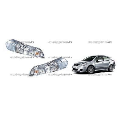 MARUTI SX4 CAR HEADLIGHT ASSEMBLY - SET of 2 (Right and Left)