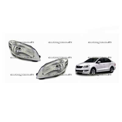 SKODA RAPID CAR HEADLIGHT ASSEMBLY - SET of 2 (Right and Left)
