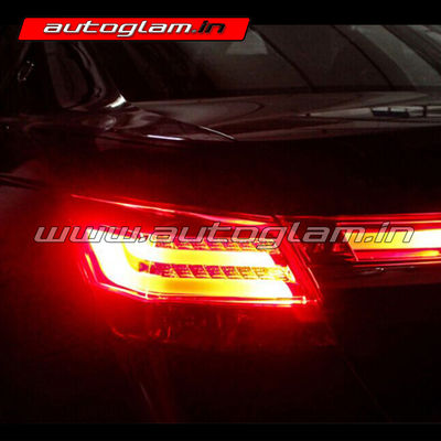 Honda Accord 2008-14 LED taillights, RED GLASS, AGHAC04LED