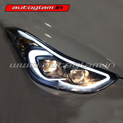 Hyundai Elantra 2012-14 Aftermarket Projector Headlights, AGHE41V3