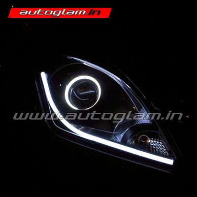 Maruti Suzuki Baleno 2015-2020 Audi Style HID Projector Headlights, AGSB601W55