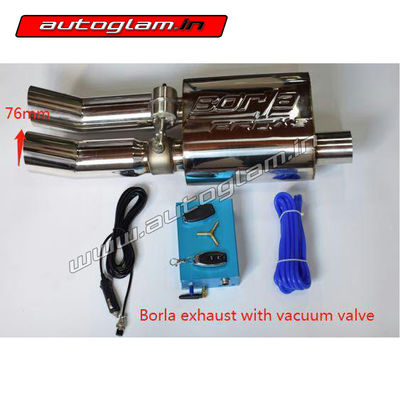 Borla Exhaust with Vacuum Valve for all Cars, AGPE369BE