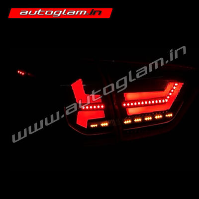 Maruti Suzuki Brezza 2016-20 Lambo Style LED Tail Lights with Matrix Indicator, AGMSBT660