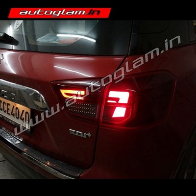 Maruti Suzuki Brezza 2016-20 Audi Style LED Tail Lights, AGMSBT630