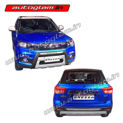 AGMB633BA, Maruti Suzuki Brezza Bumper Applique - AUTOGLAM