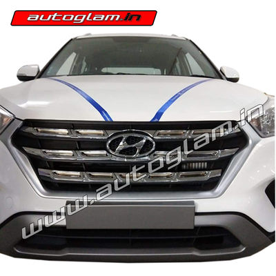 Hyundai Creta 2018-2019 Facelift  Chrome Front Grill, AGHC603FG