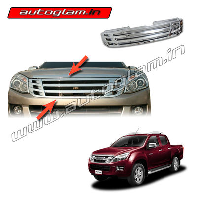 AGID11FGC, Isuzu D-Max Front Custom Grill in Chrome