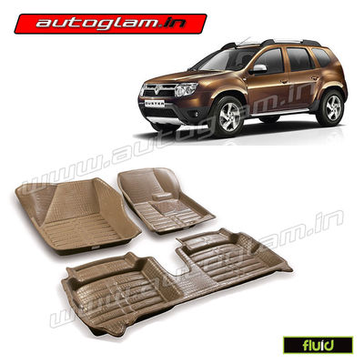 AGRD7BG, 5D MATS FOR RENAULT DUSTER 2014-16 MODELS, Color - BEIGE, High Quality Product!