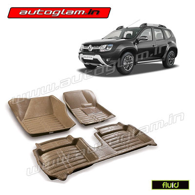 AGRD9BG, 5D MATS FOR RENAULT DUSTER 2016+ MODELS, Color - BEIGE, High Quality Product!