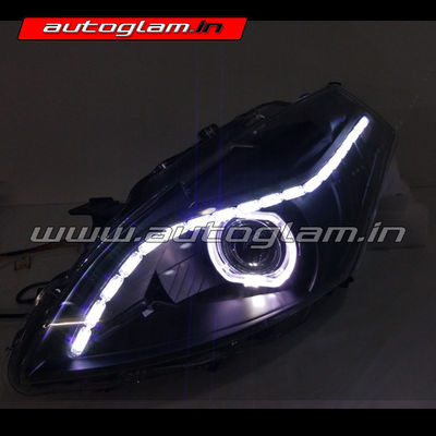 Maruti Suzuki Ertiga 2012-2017 Audi A6 Style HID Projector Headlights, AGME690AD