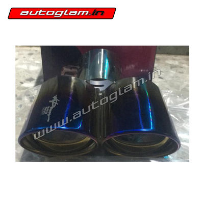 HKS Exhaust Dual Round Tip for all Cars, AGET369HKS22